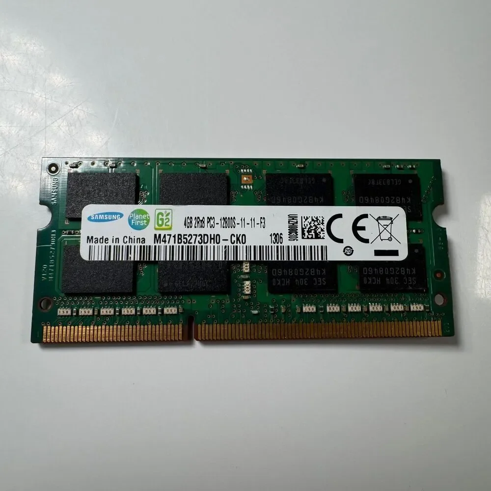 Samsung 4GB DDR3 Laptop RAM PC3-12800S 1600MHz 204-Pin SODIMM M471B5273DH0-CK0
